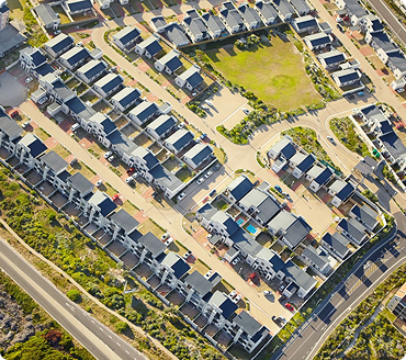 Housing Drone view